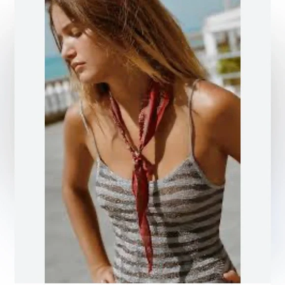 NWT!! Zara Striped Gray Mini Dress - Picture 2 of 5